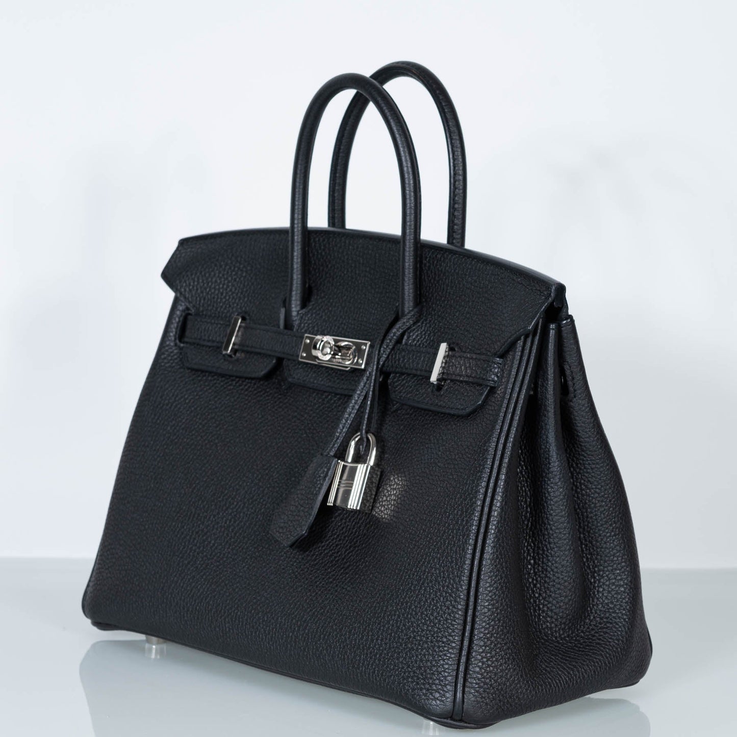 Hermes Birkin 25 Black Togo with Palladium Hardware