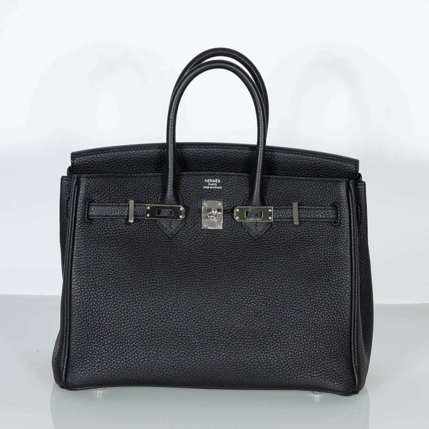 Hermes Birkin 25 Black Togo with Palladium Hardware