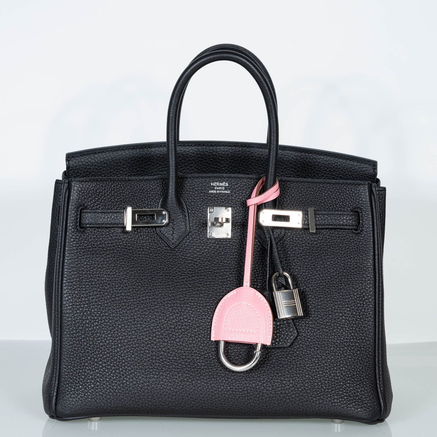 Hermes Birkin 25 Black Togo with Palladium Hardware