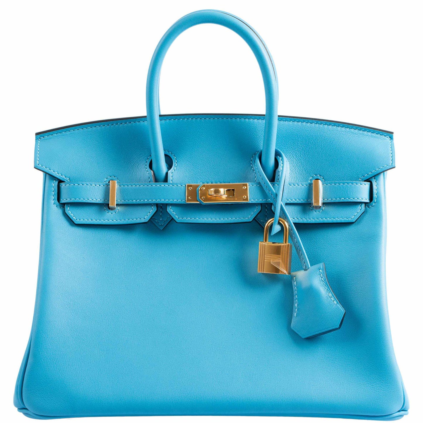 Hermes Birkin 25 Bleu Bleu du Nord Swift Gold Hardware