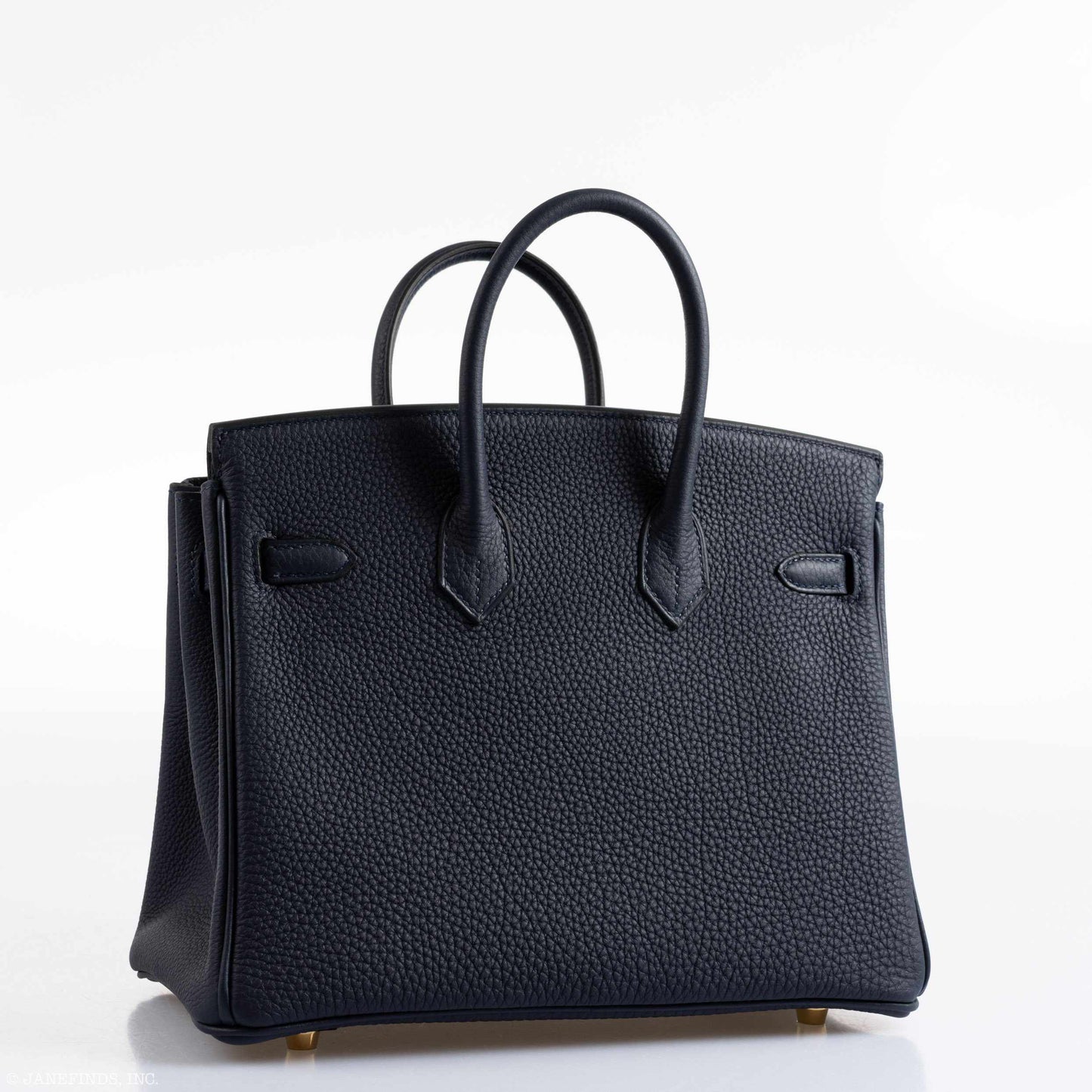 Hermes Birkin 25 Bleu Nuit Togo Gold Hardware - 2019, D