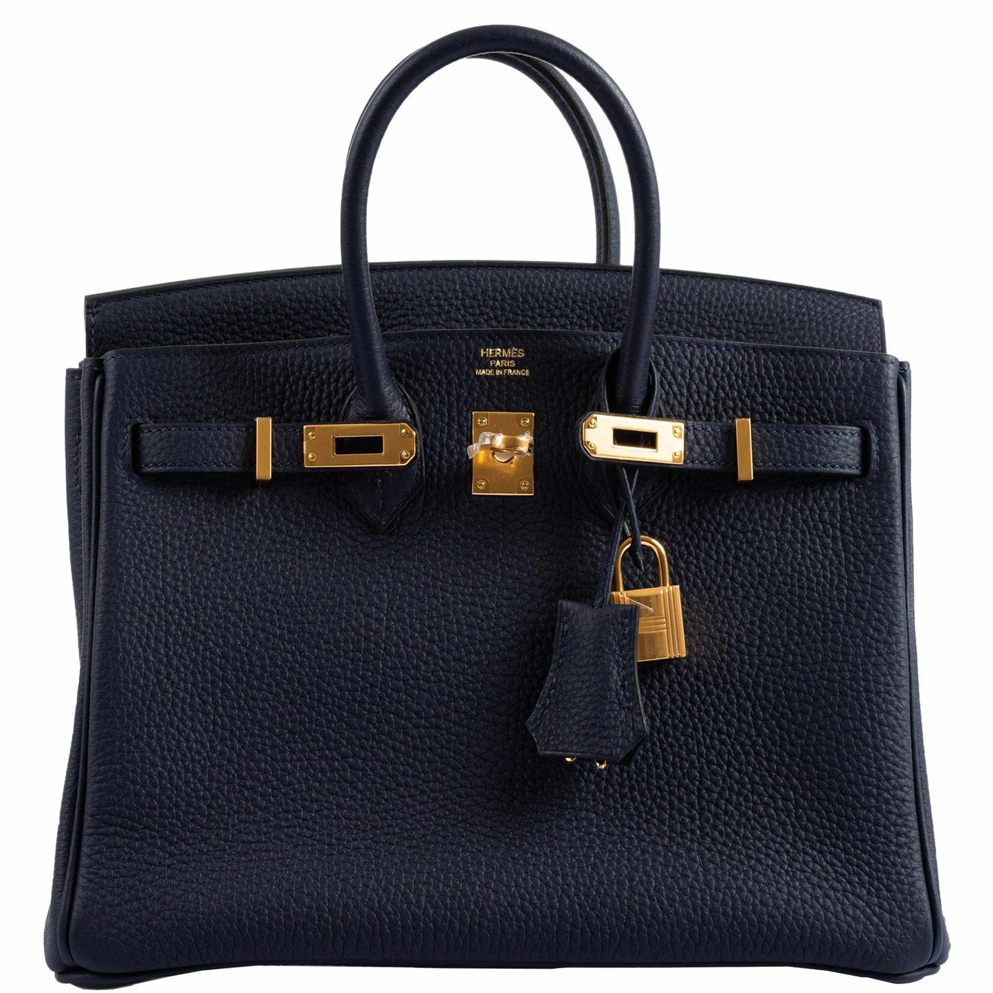 Hermes Birkin 25 Bleu Nuit Togo Gold Hardware - 2019, D