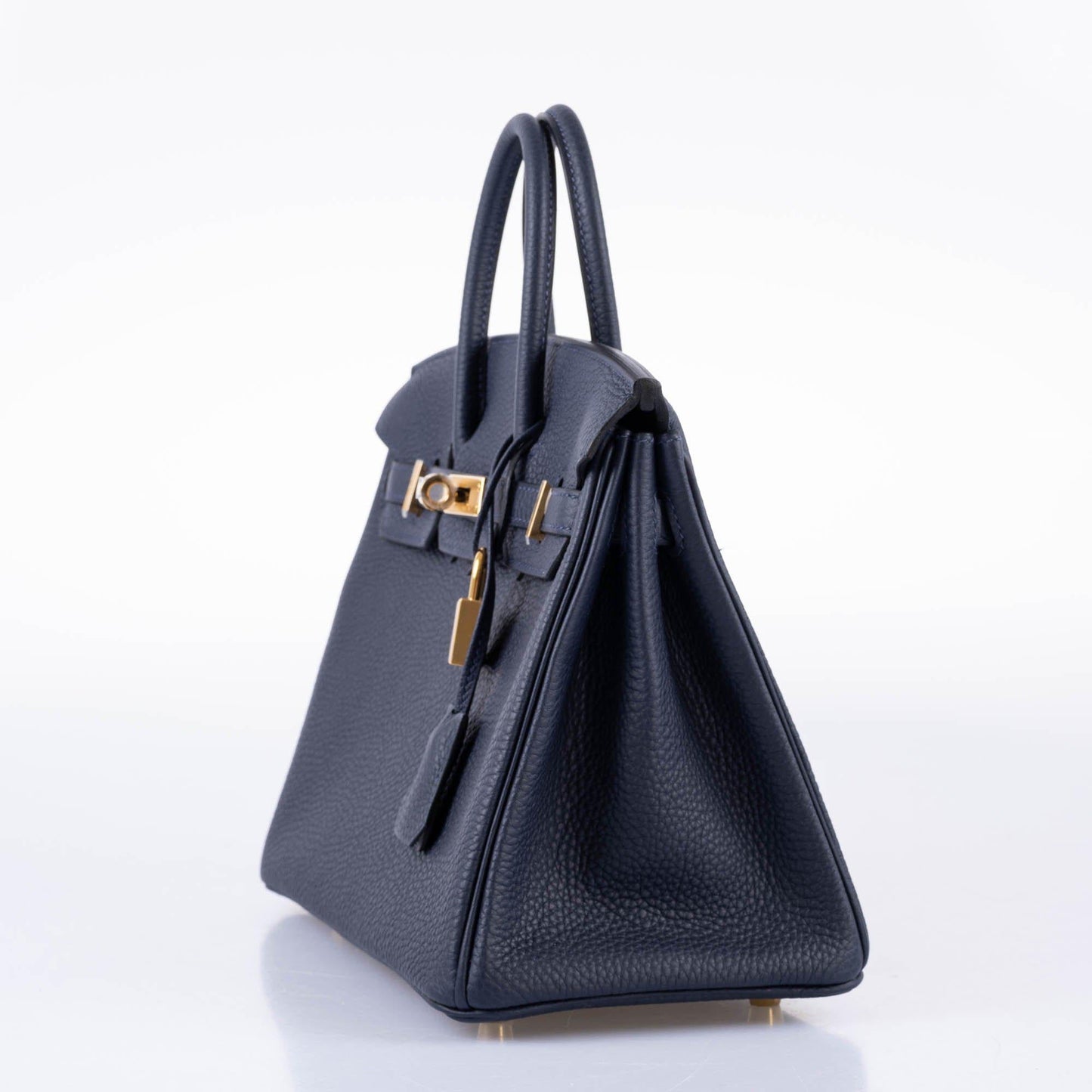 Hermes Birkin 25 Bleu Nuit Togo with Gold Hardware - 2020, Y