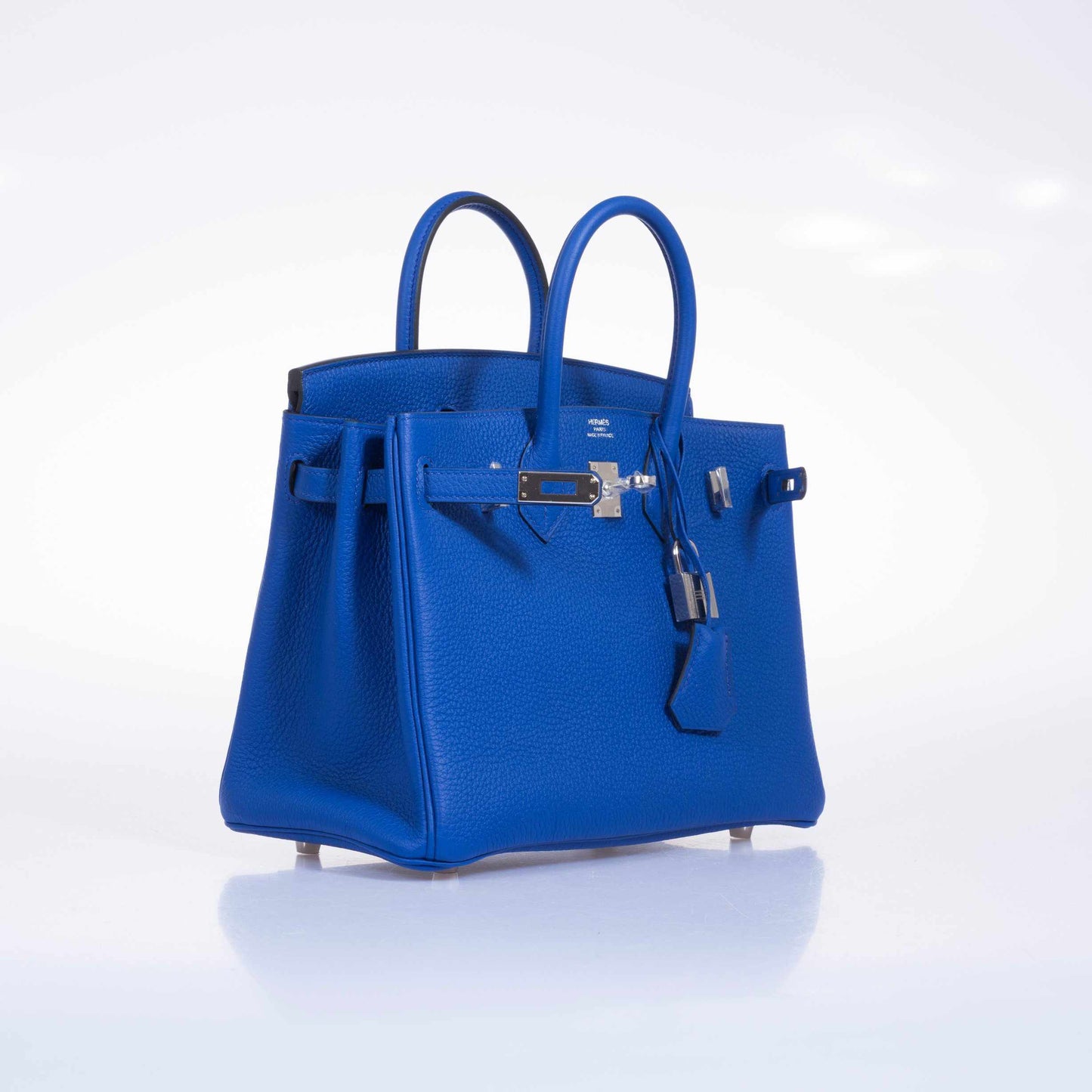 Hermes Birkin 25 Blue Electric Togo Palladium Hardware