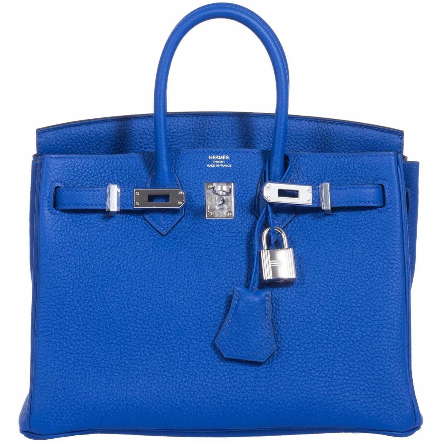 Hermes Birkin 25 Blue Electric Togo Palladium Hardware