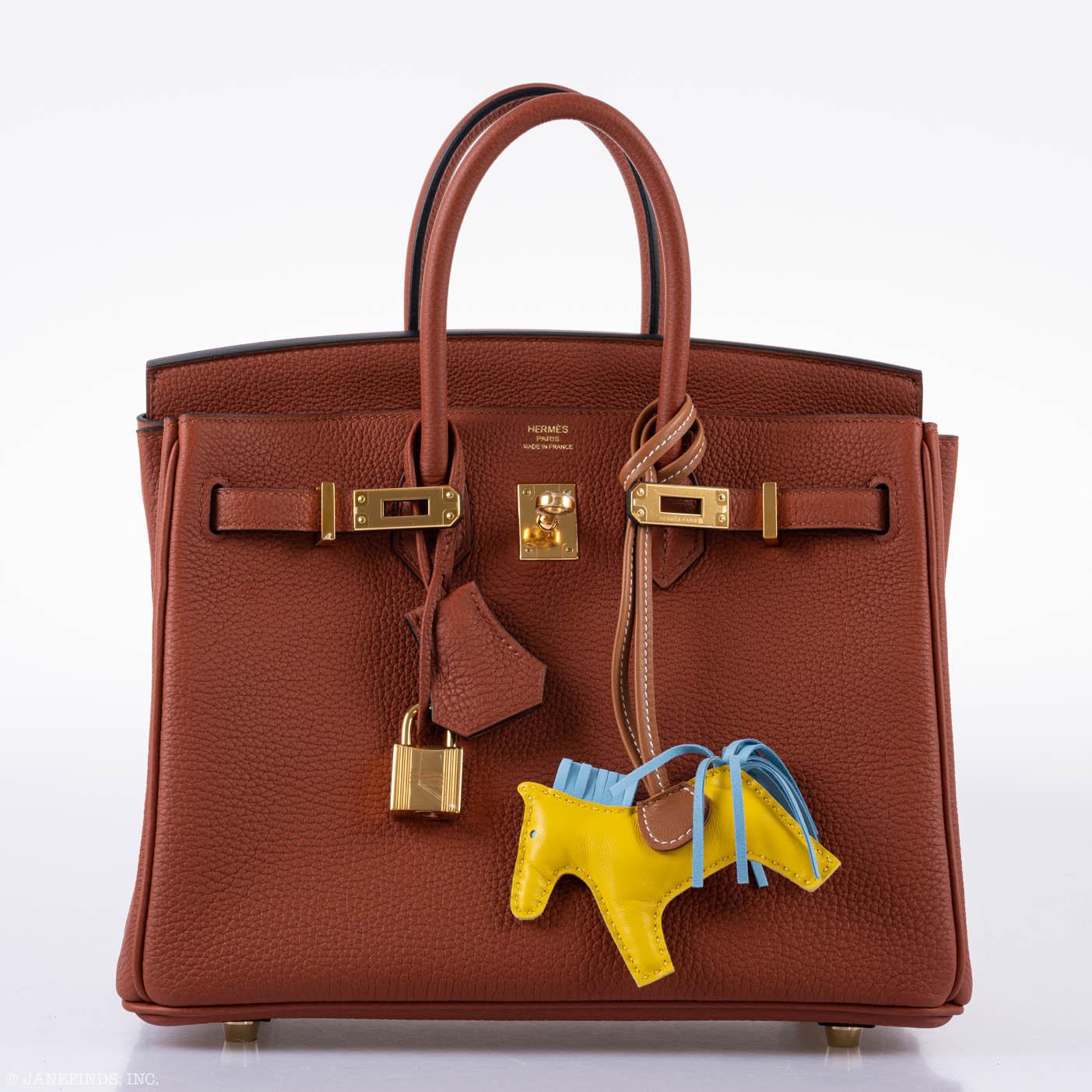 Hermes Birkin 25 Cuivre Togo Leather Gold Hardware - 2016, X