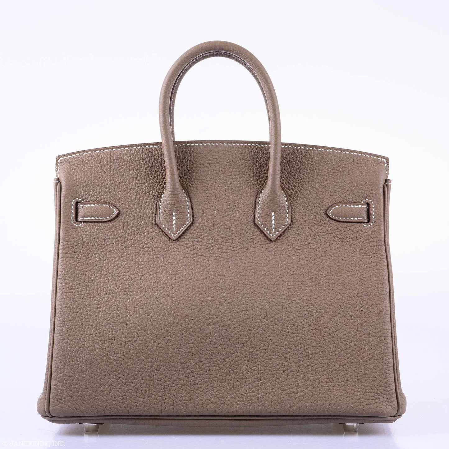 Hermes Birkin 25 Etoupe Togo Palladium Hardware - 2019, D