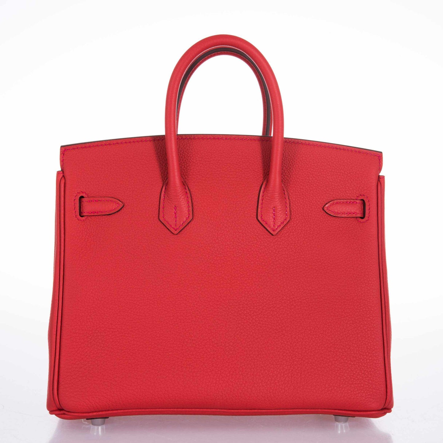 Hermes Birkin 25 Geranium Togo Palladium Hardware