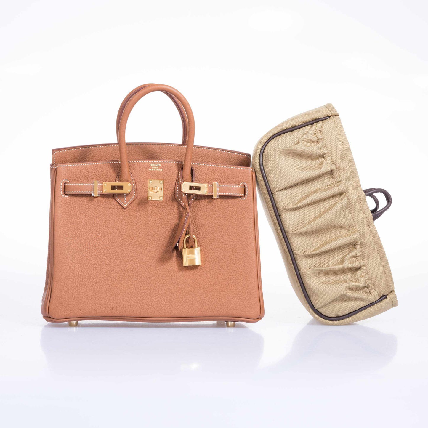 Hermes Birkin 25 Gold Togo Gold Hardware