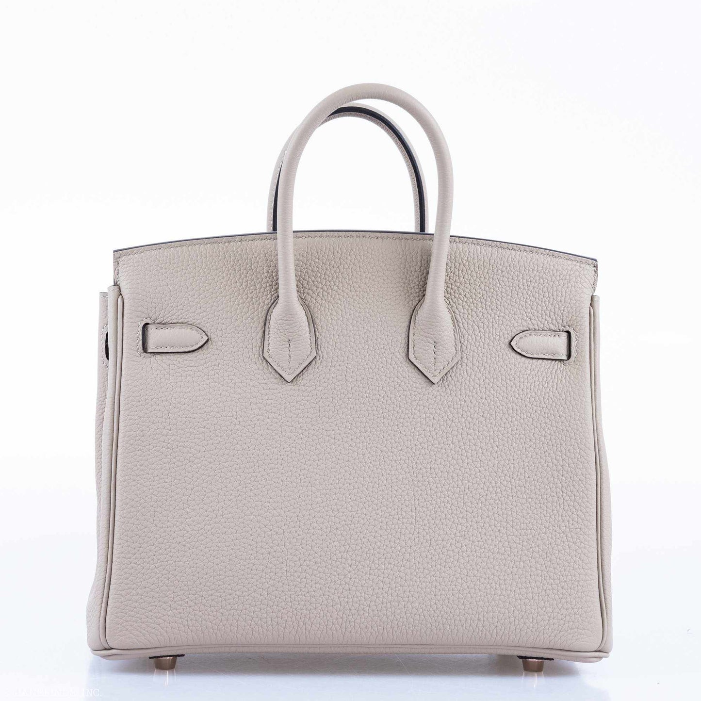 Hermes Birkin 25 Gris Asphalte Togo Rose Gold Hardware