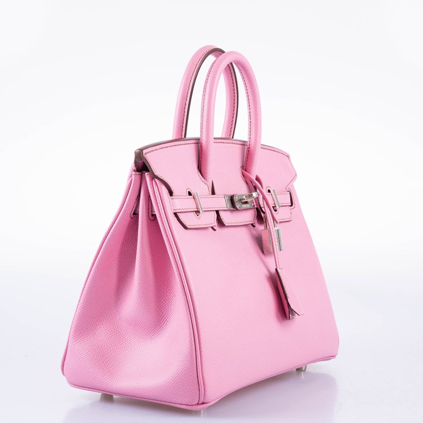 Hermes Birkin 25 HSS Bubblegum Pink 5P Epsom with Palladium Hardware