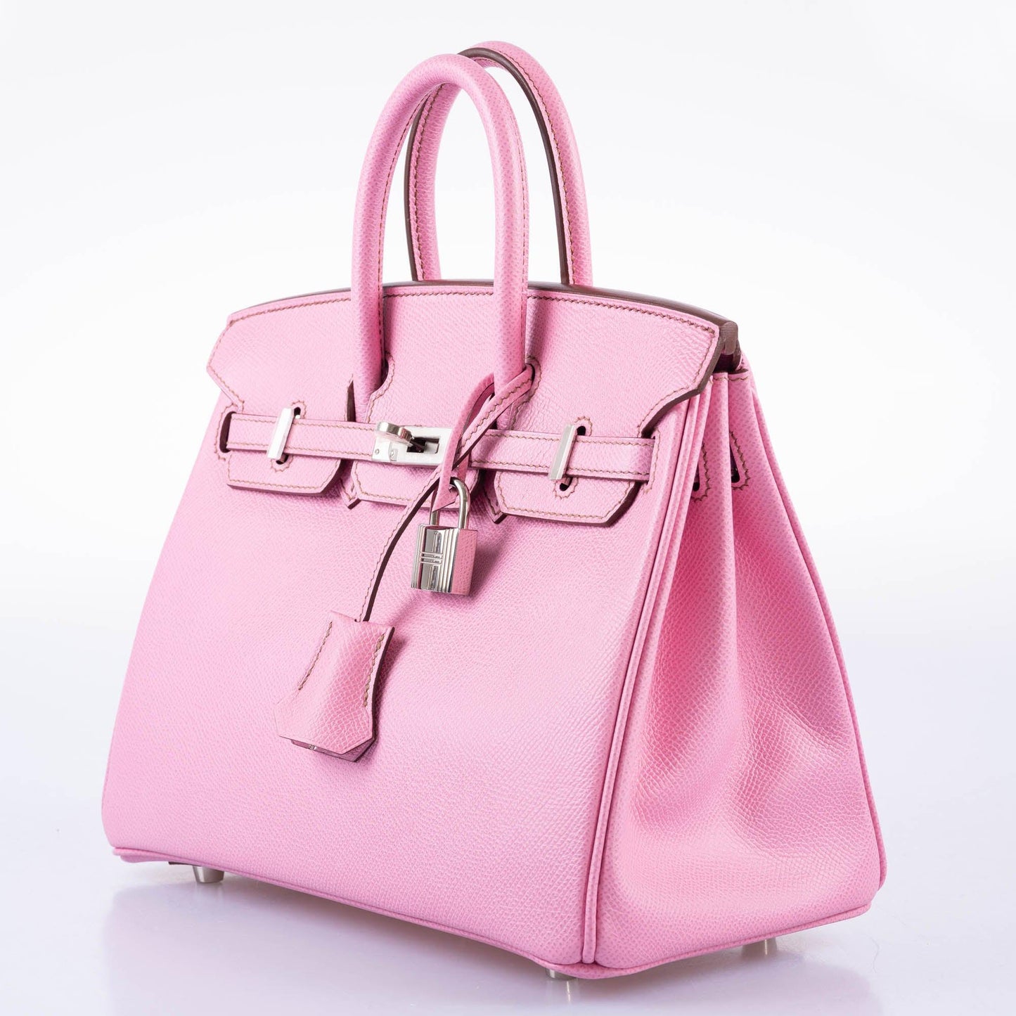 Hermes Birkin 25 HSS Bubblegum Pink 5P Epsom with Palladium Hardware