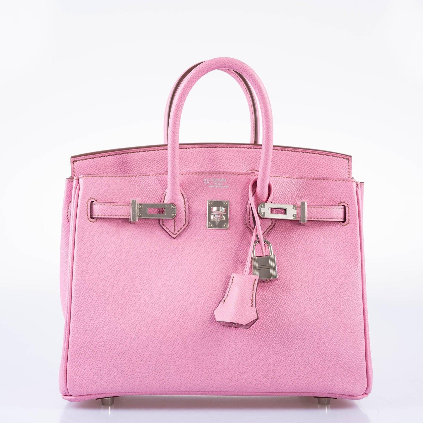 Hermes Birkin 25 HSS Bubblegum Pink 5P Epsom with Palladium Hardware