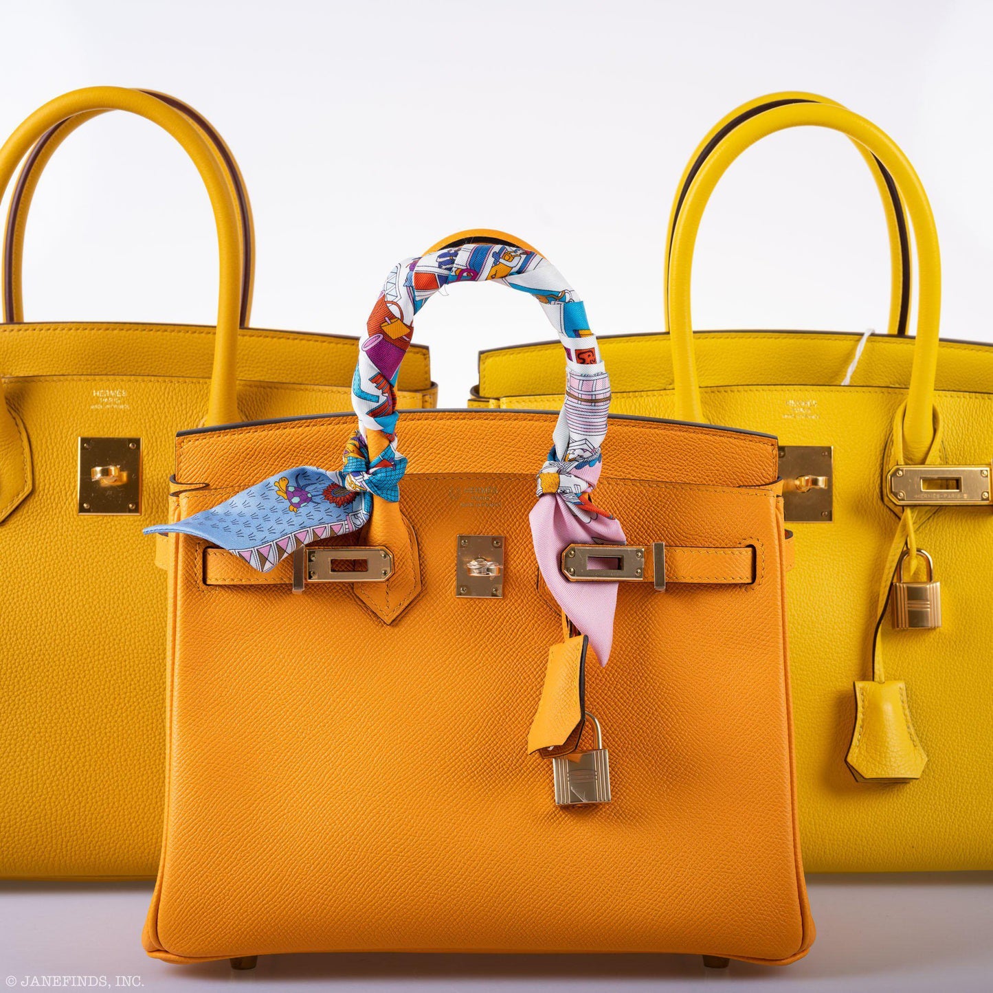 Hermes Birkin 25 HSS Jaune d'Or Epsom Gold Hardware - 2020, Y