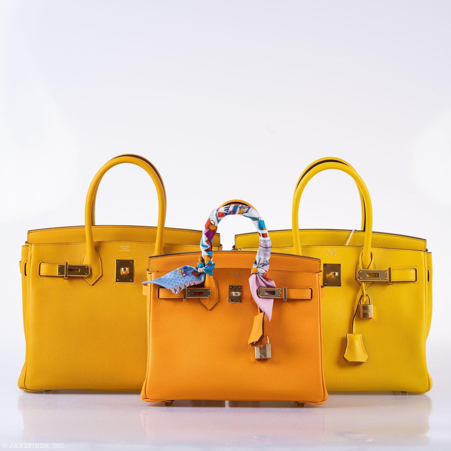 Hermes Birkin 25 HSS Jaune d'Or Epsom Gold Hardware - 2020, Y