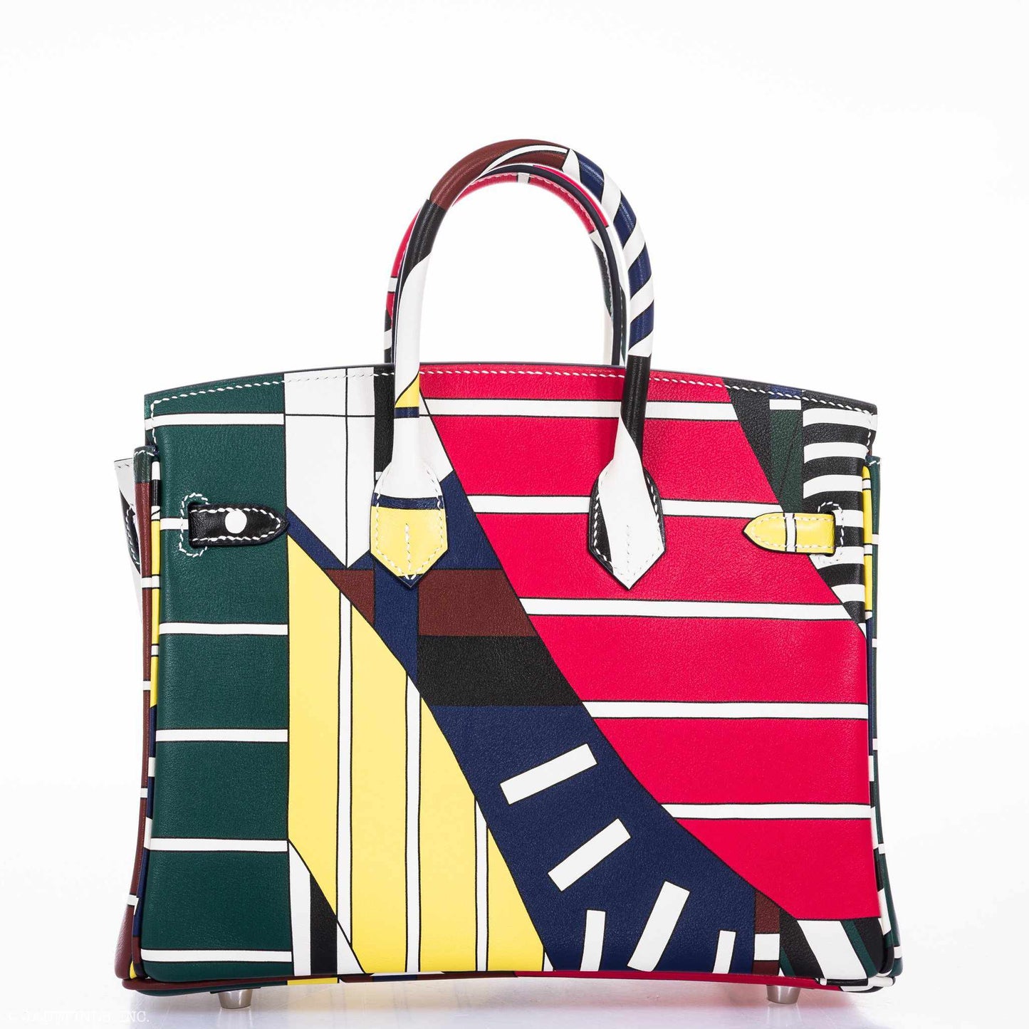 Hermes Birkin 25 "One Two Three And Away We Go!" Limited Edition By Nigel Peak Multicolor Swift Leather - 2018, C