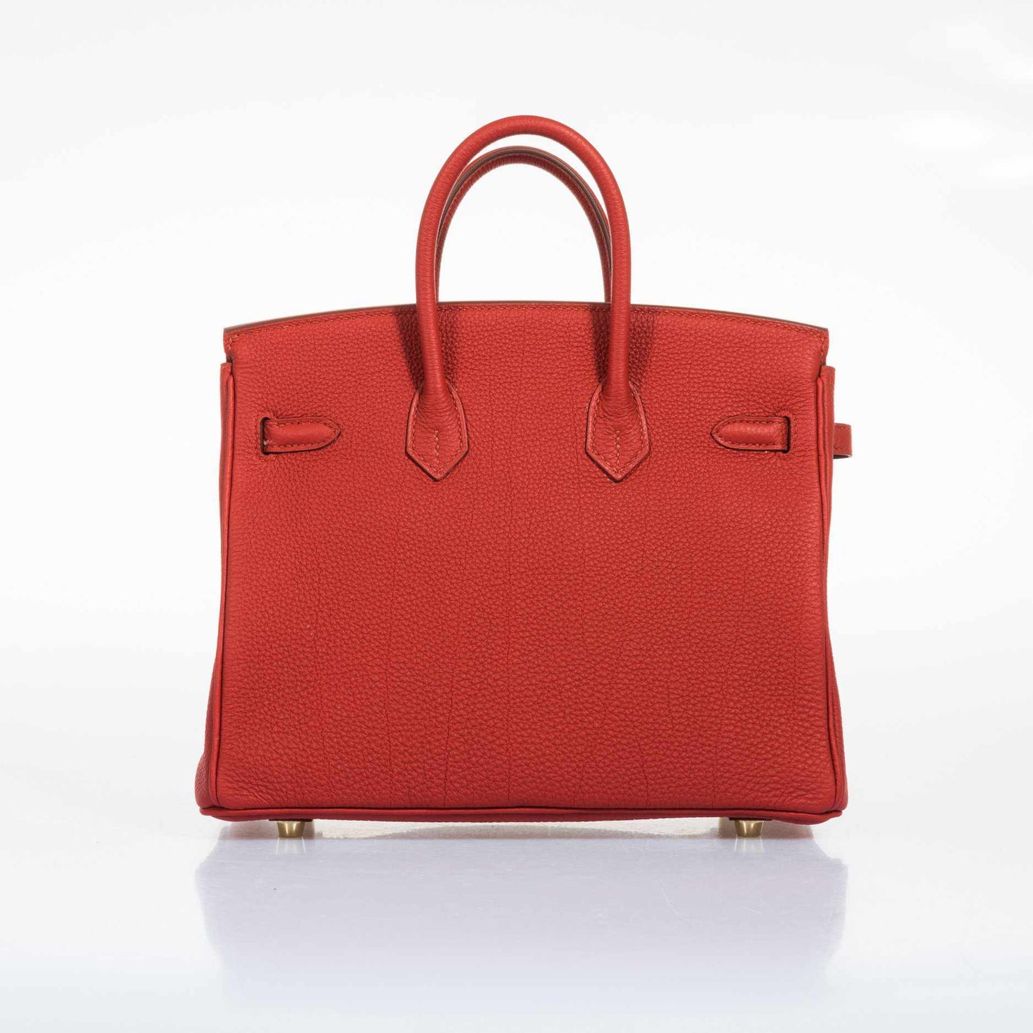 Hermes Birkin 25 Red Vermillion Togo Gold Hardware