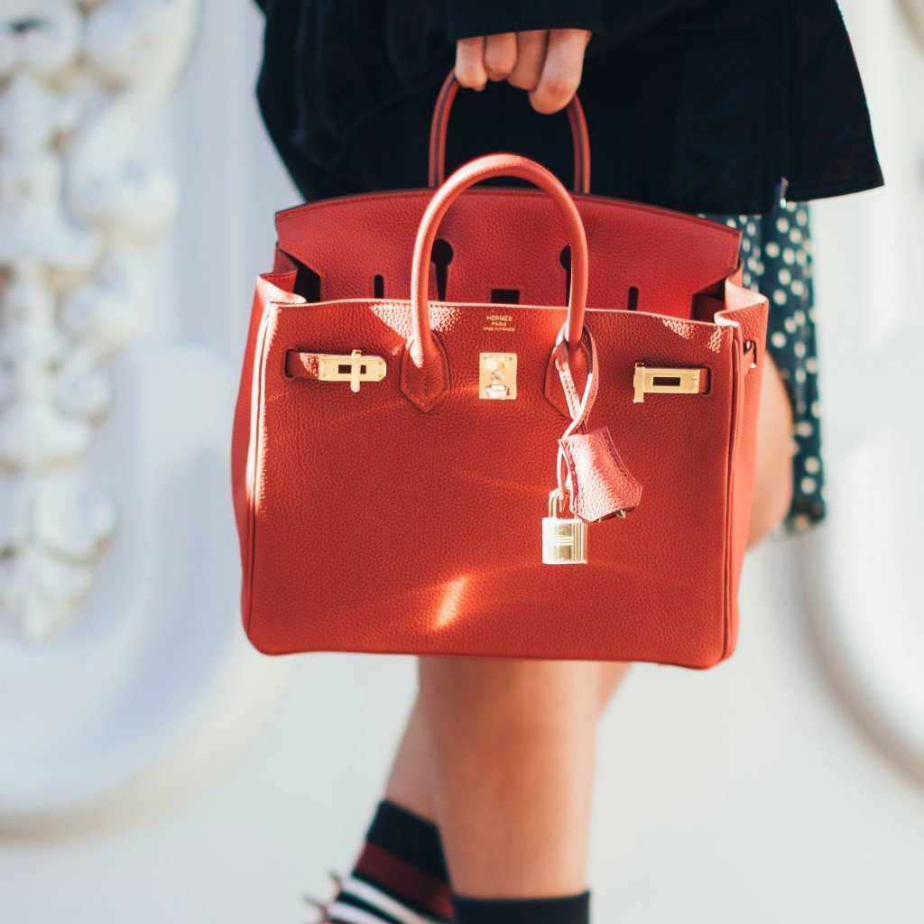 Hermes Birkin 25 Red Vermillion Togo Gold Hardware