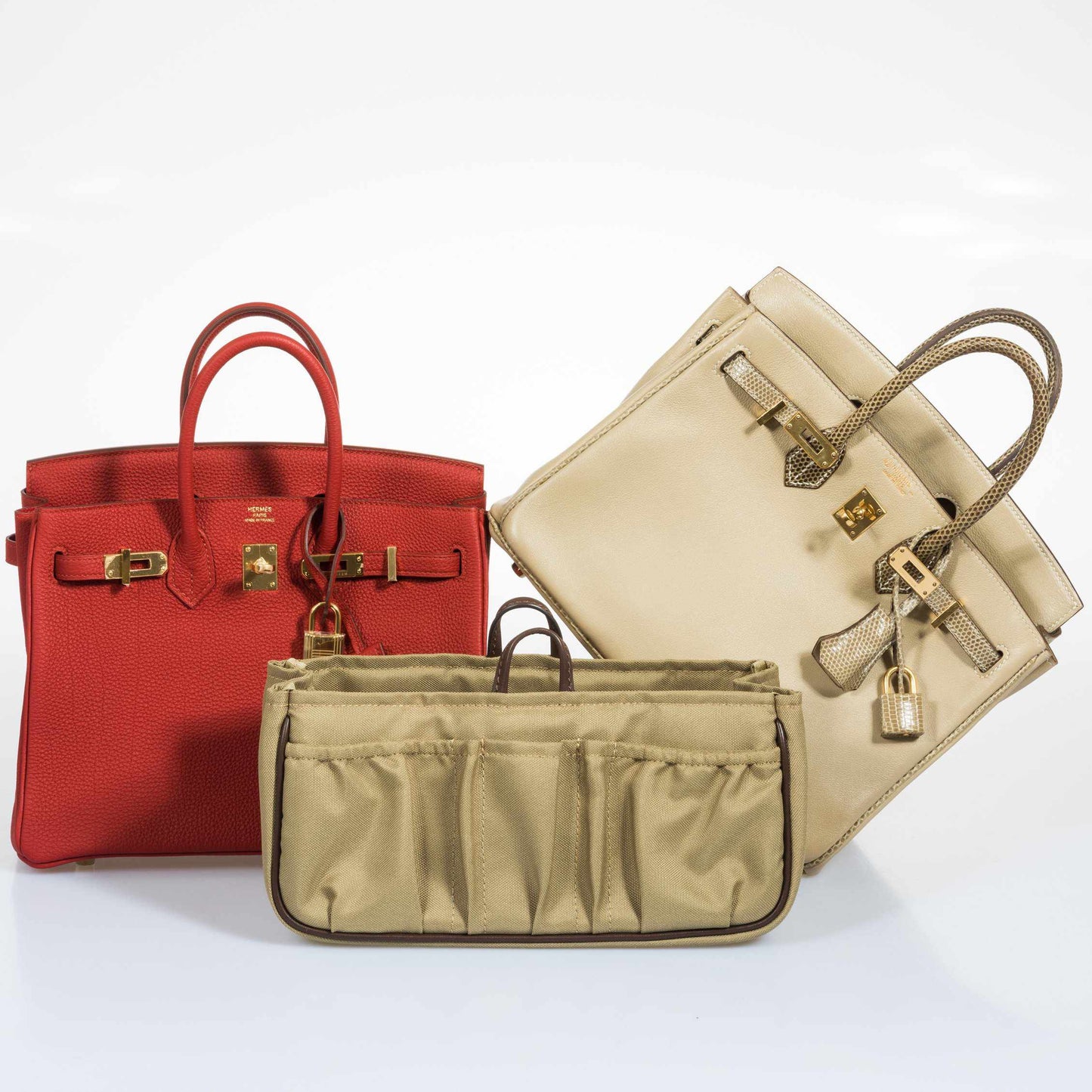 Hermes Birkin 25 Red Vermillion Togo Gold Hardware