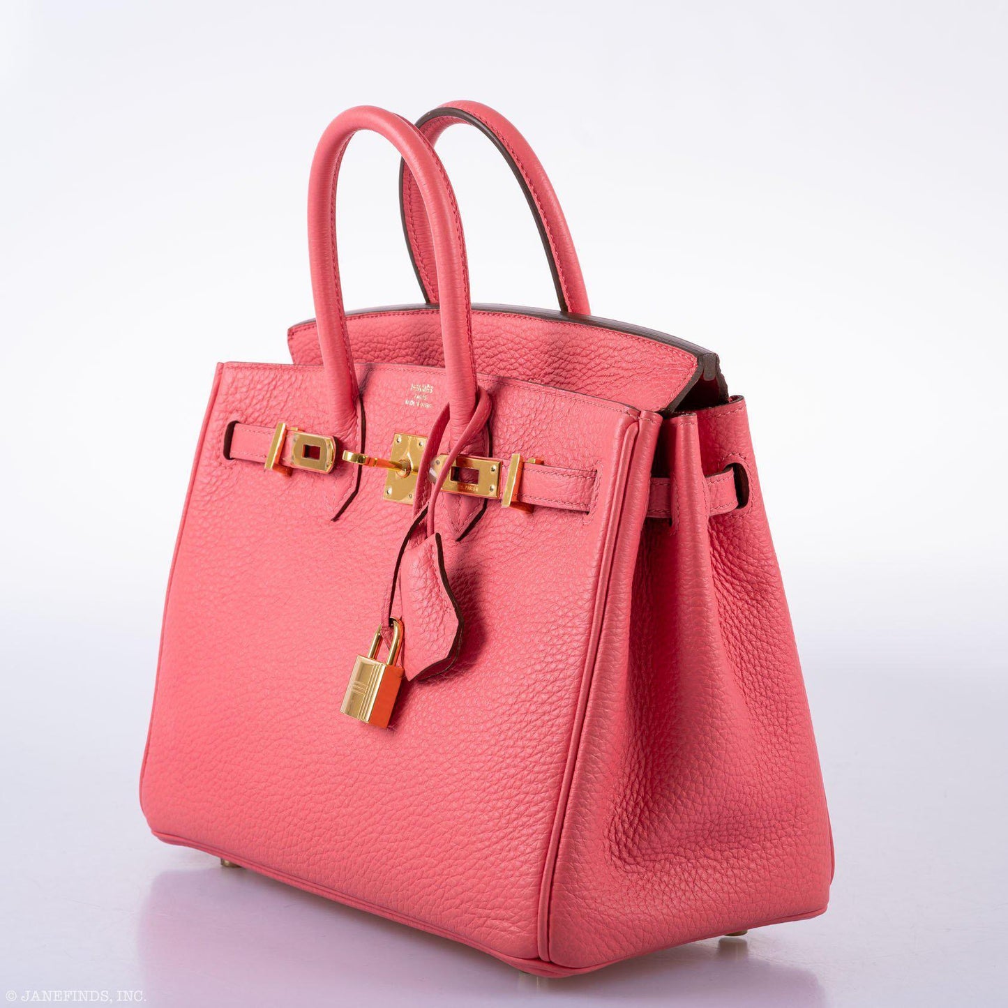 Hermes Birkin 25 Rose Lipstick Togo Gold Hardware - 2013, Q Square