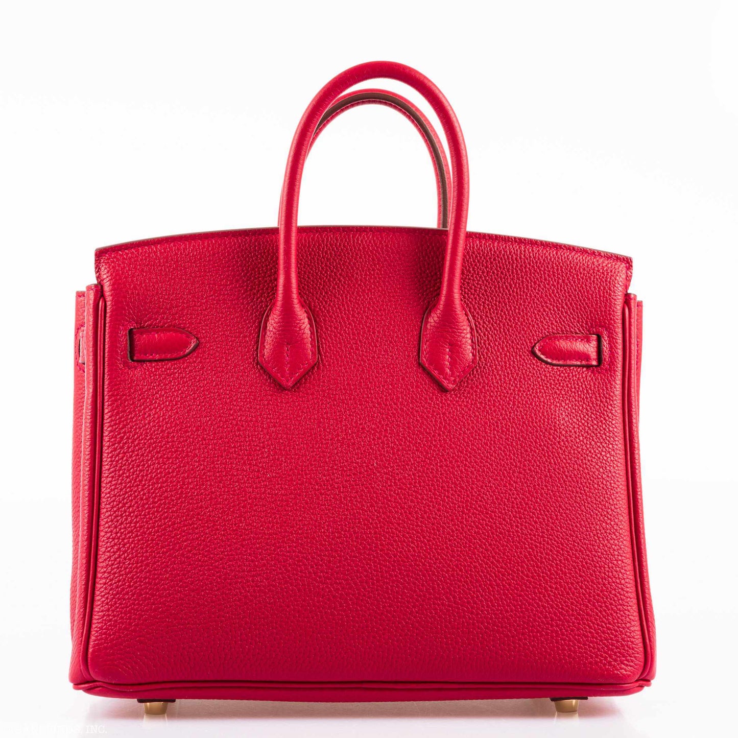 Hermes Birkin 25 Rouge Vif Togo Gold Hardware