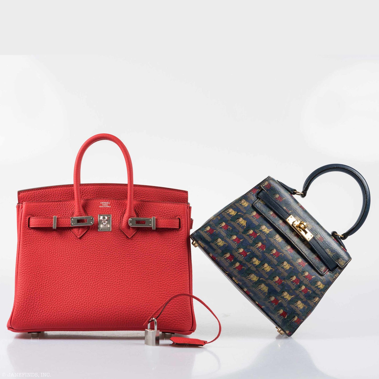 Hermes Birkin 25 Rouge de Coeur Togo Palladium Hardware