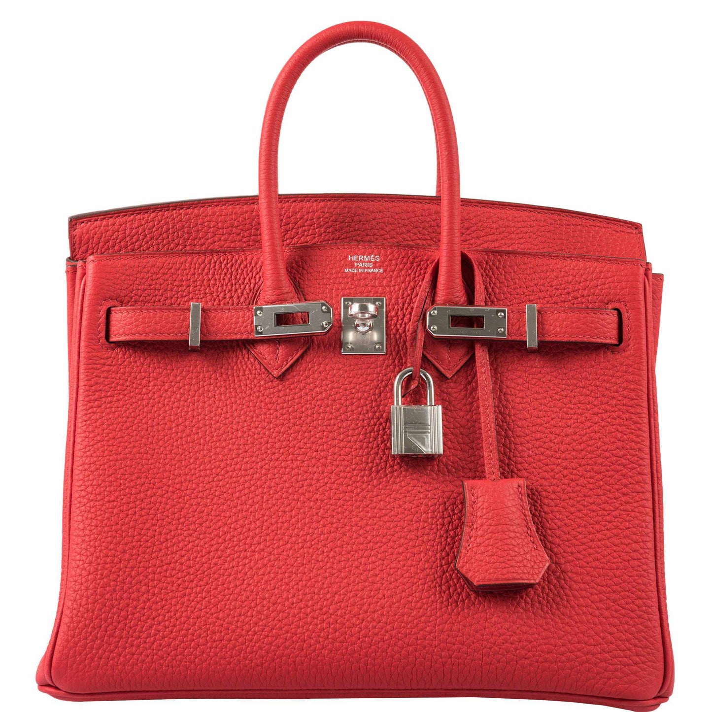 Hermes Birkin 25 Rouge de Coeur Togo Palladium Hardware