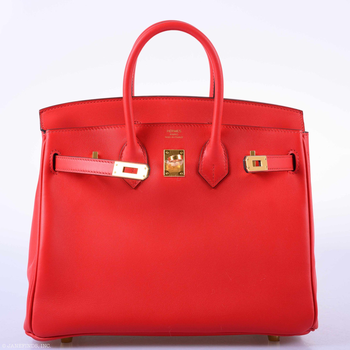 Hermes Birkin 25 Rouge de Couer Swift leather Gold Hardware - 2019, D