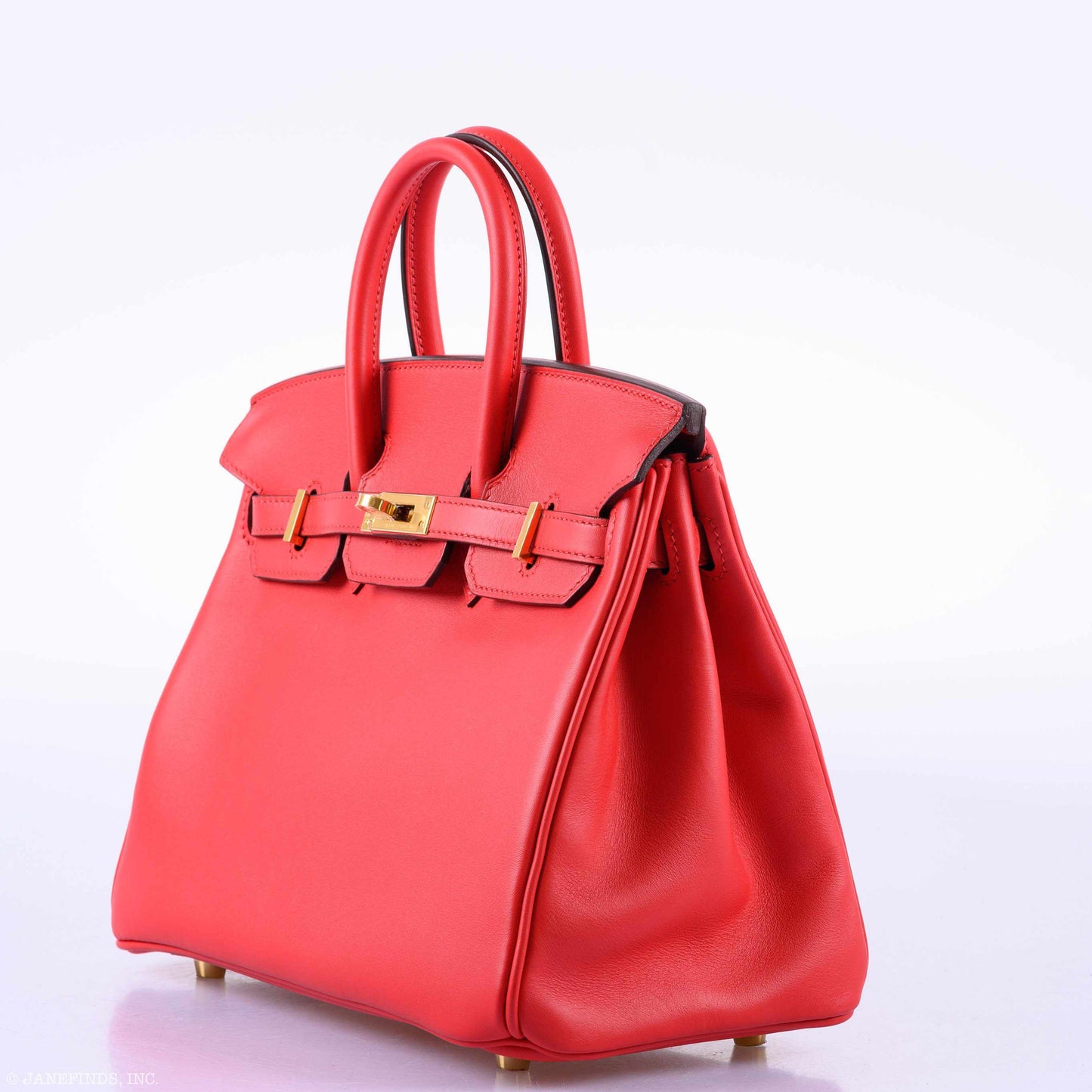 Hermes Birkin 25 Rouge de Couer Swift leather Gold Hardware - 2019, D