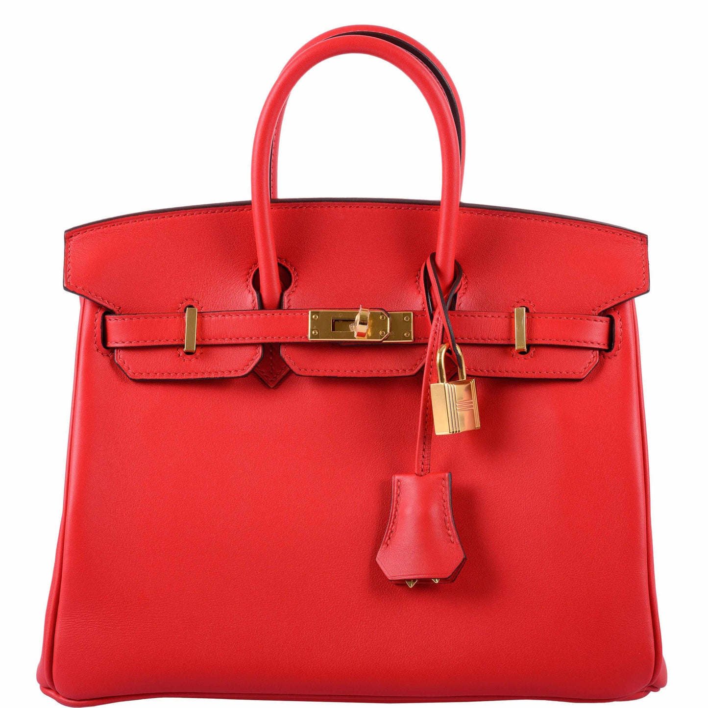 Hermes Birkin 25 Rouge de Couer Swift leather Gold Hardware - 2019, D