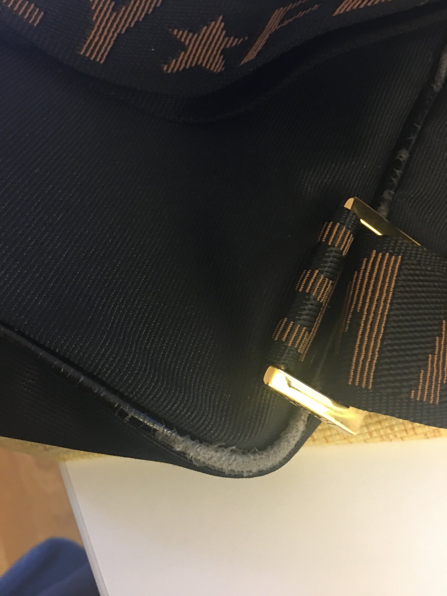 FENDI Backpack in Black Fabric