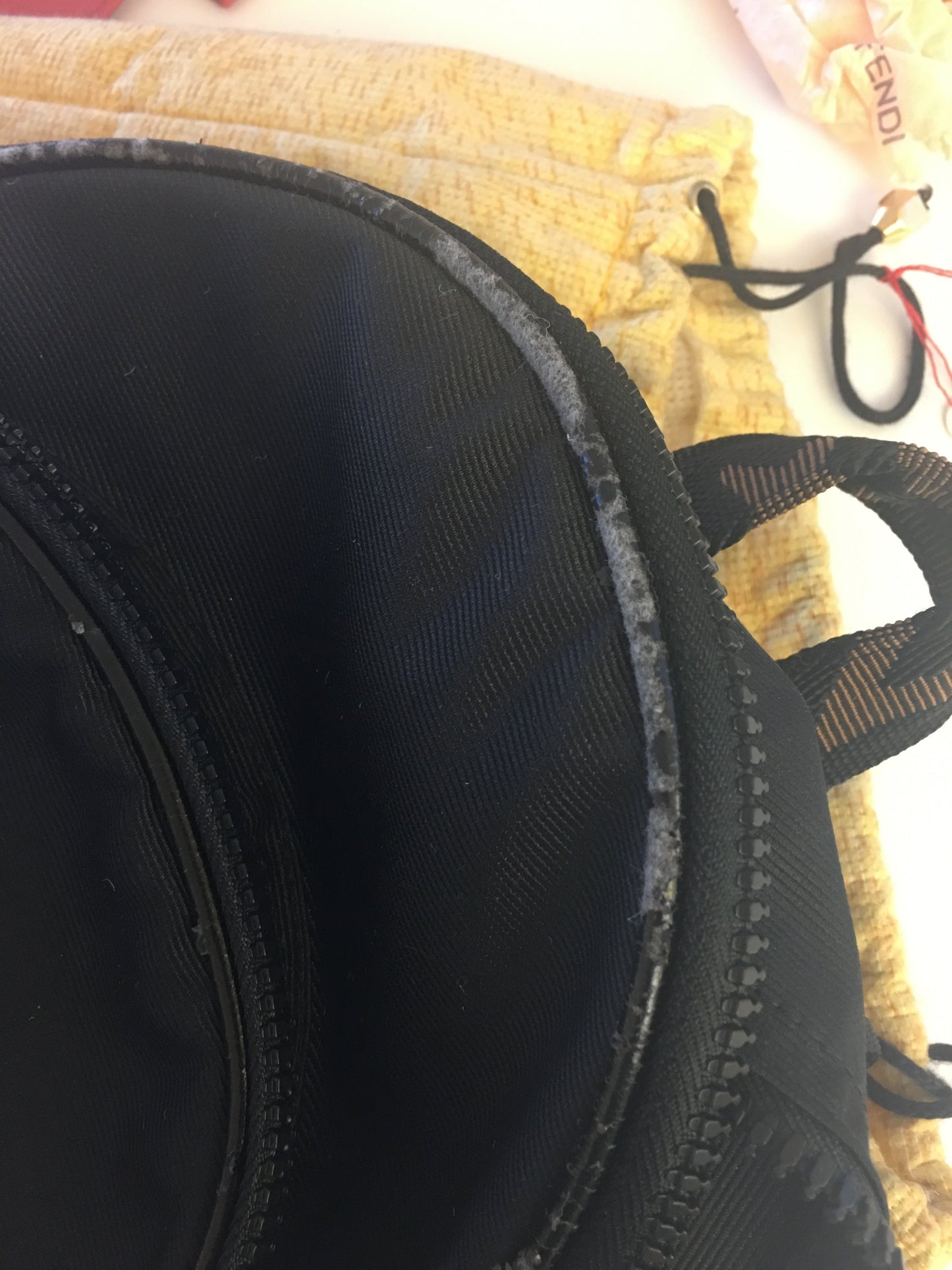 FENDI Backpack in Black Fabric