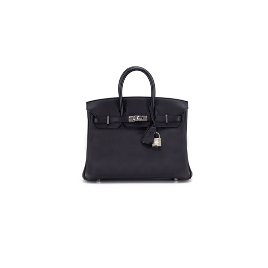 Hermes Birkin 25 Noir Black - A Stamp