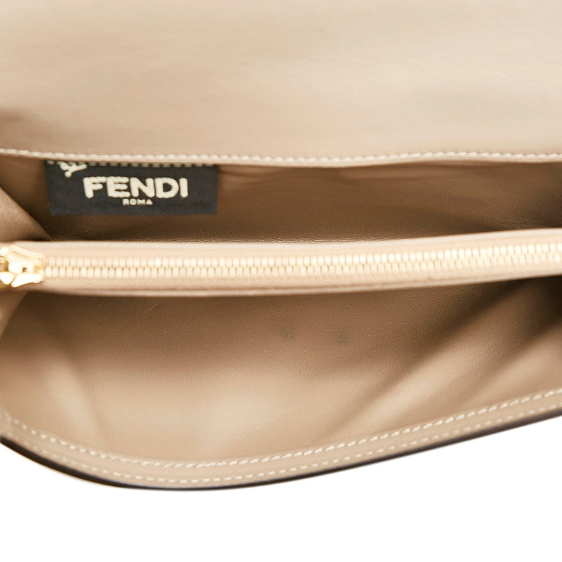 Fendi Leather Peekaboo Flap Wallet - '10s