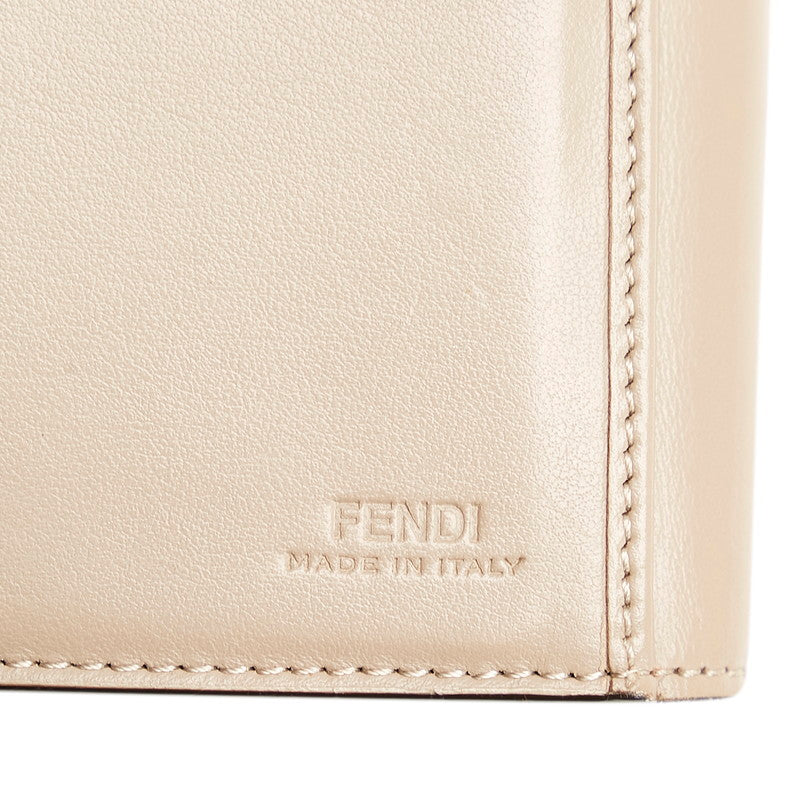 Fendi Leather Peekaboo Flap Wallet - '10s