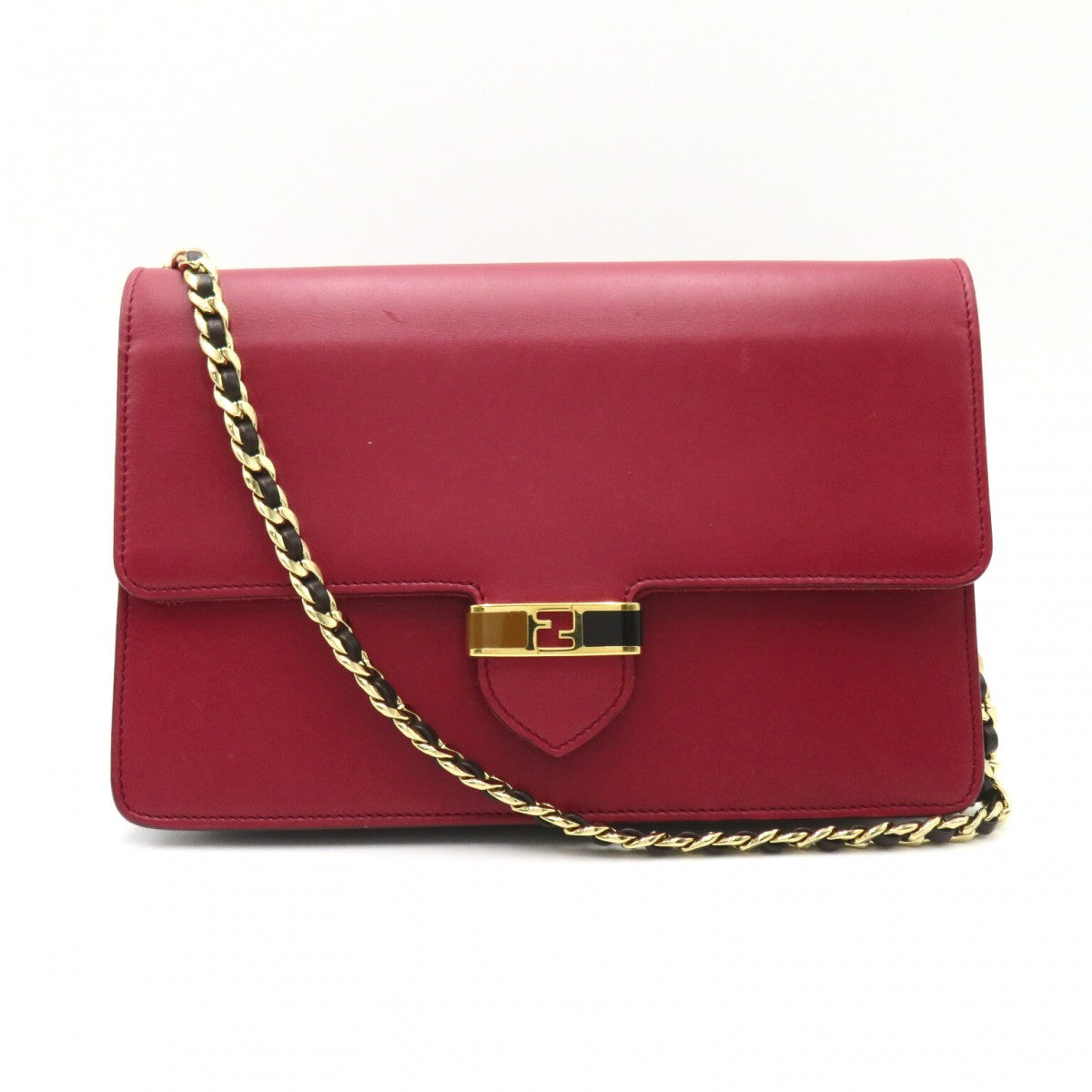 Fendi Leather Continental Flap Bag - '10s