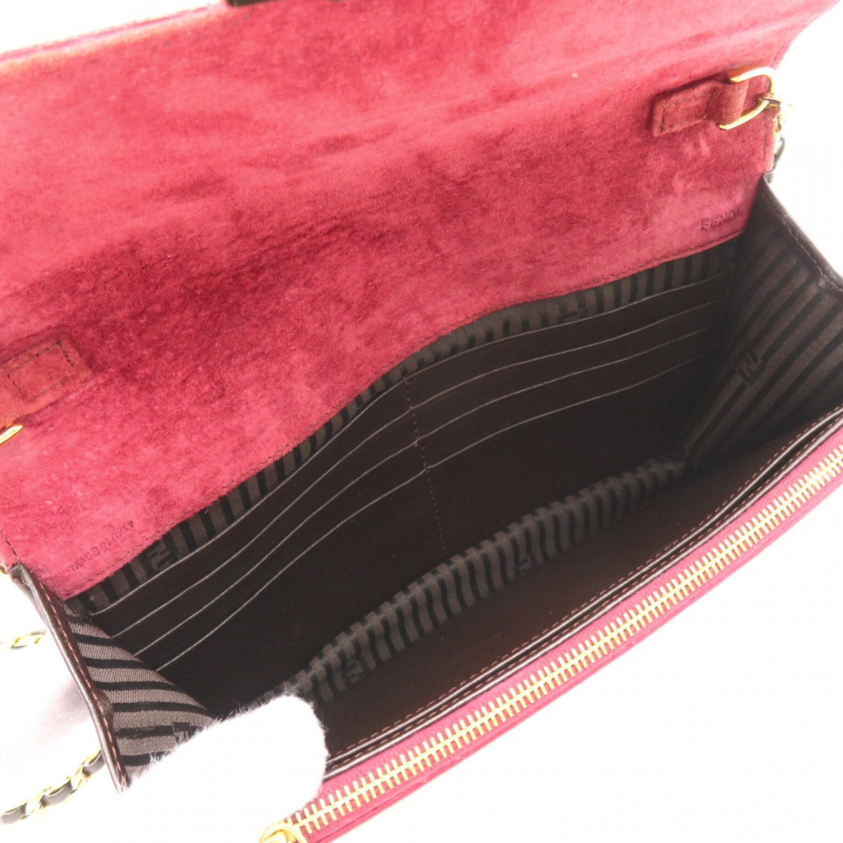 Fendi Leather Continental Flap Bag - '10s