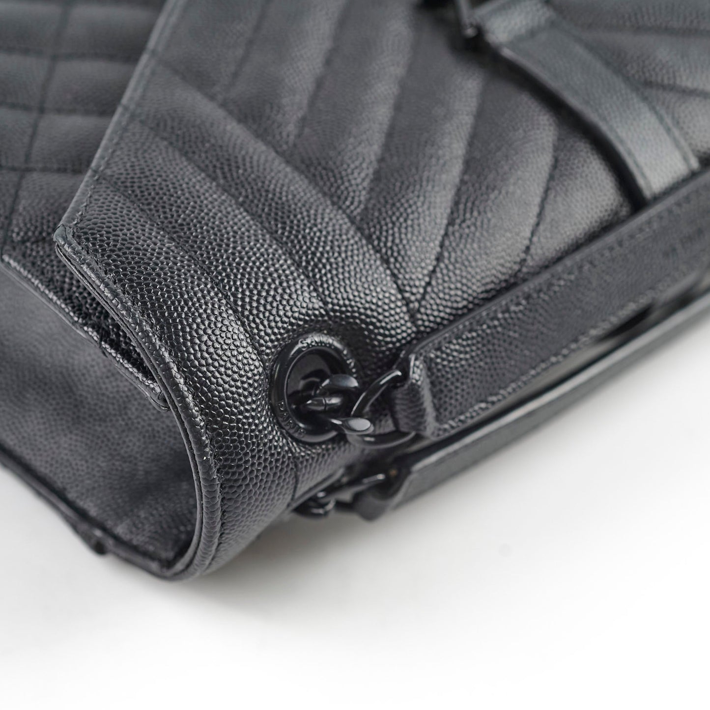 Saint Laurent Envelope Quilted Black Bag