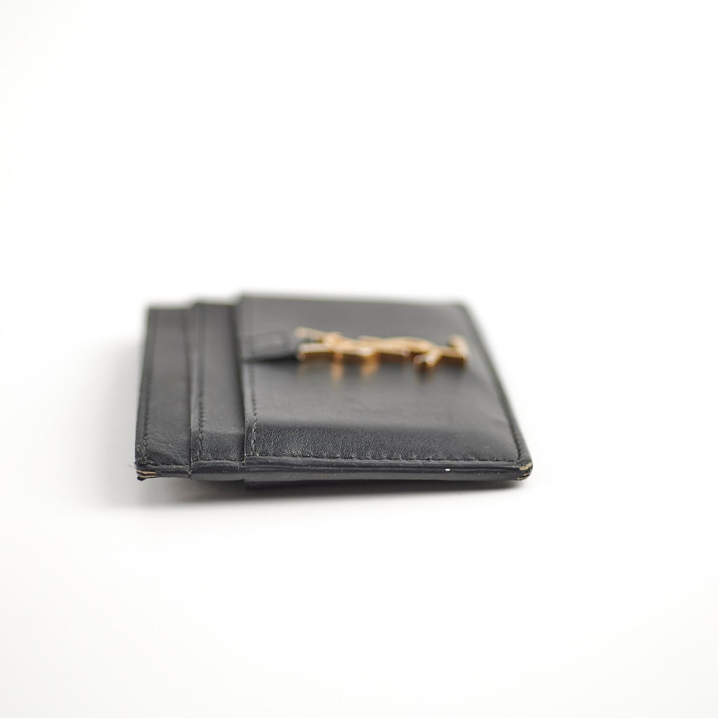 Saint Laurent Black leather Cardholder