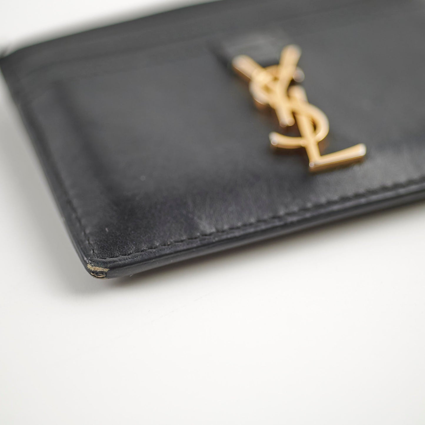 Saint Laurent Black leather Cardholder