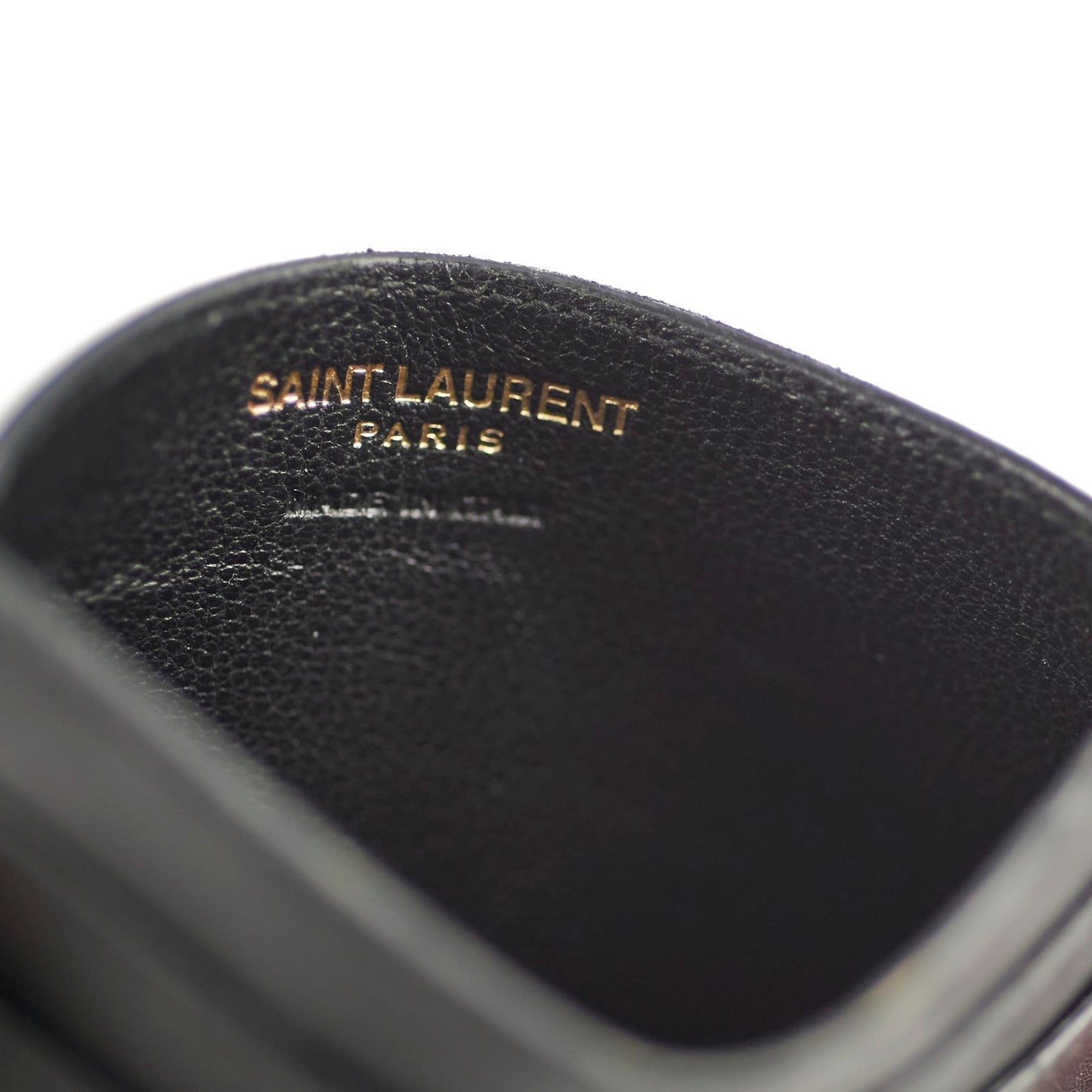 Saint Laurent Black leather Cardholder