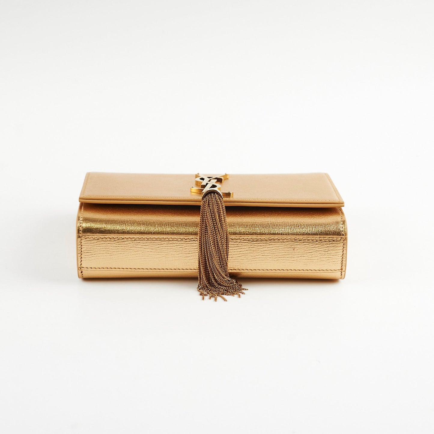 Saint Laurent Small Kate Tassle Bag Gold