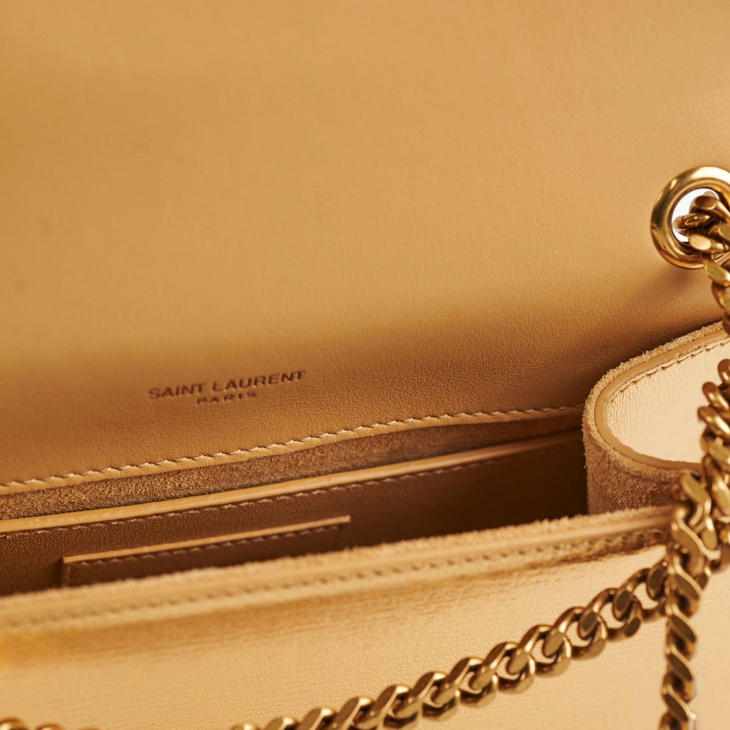 Saint Laurent Small Kate Tassle Bag Gold