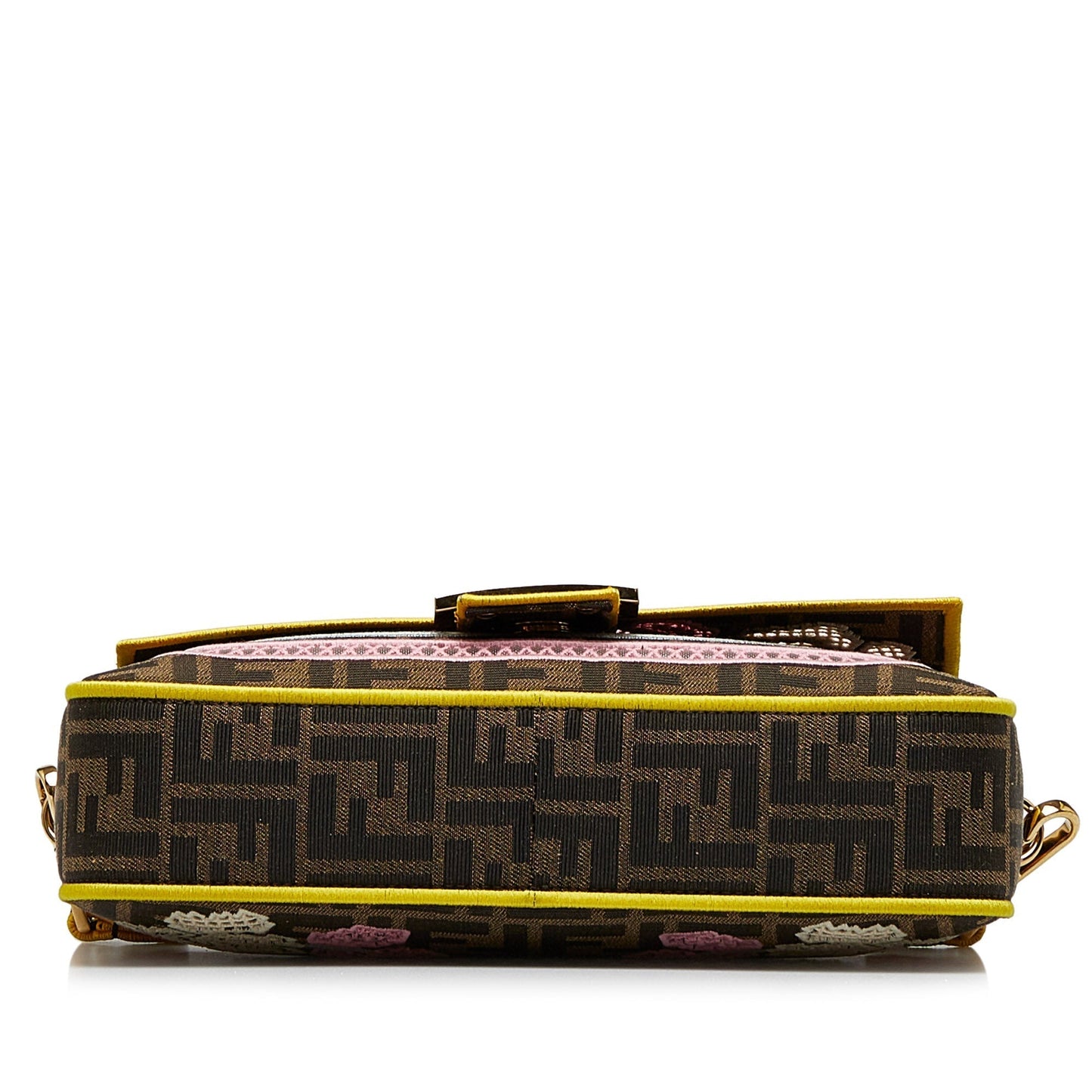 FENDI Embroidered Zucca Baguette