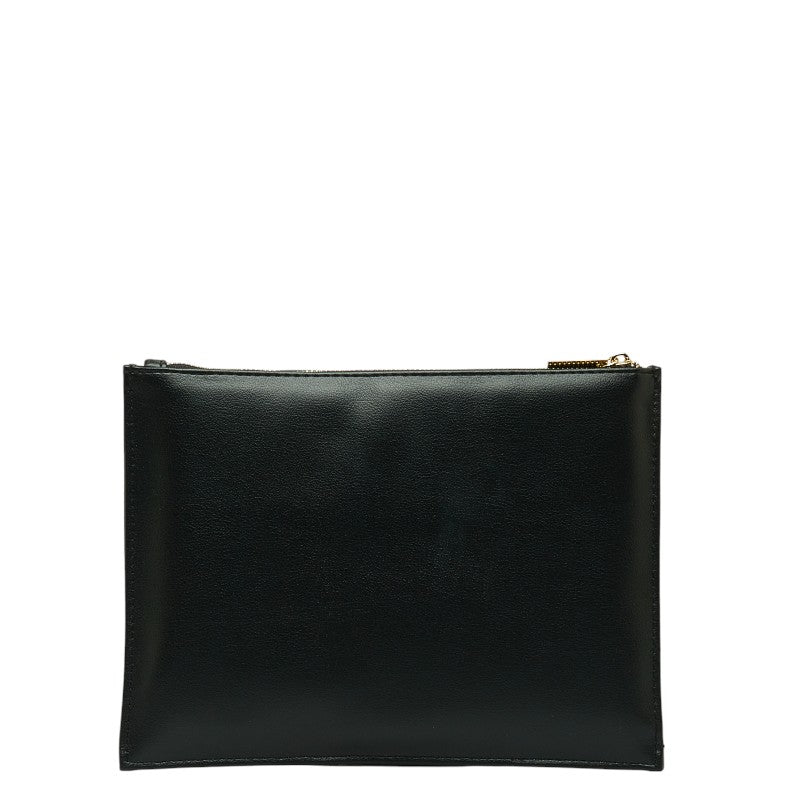 Sun Laurent Pouch Black Leather  Saint Laurent