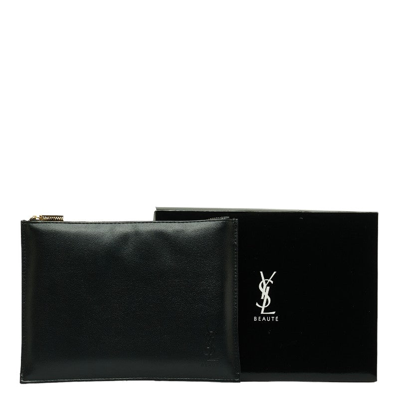 Sun Laurent Pouch Black Leather  Saint Laurent