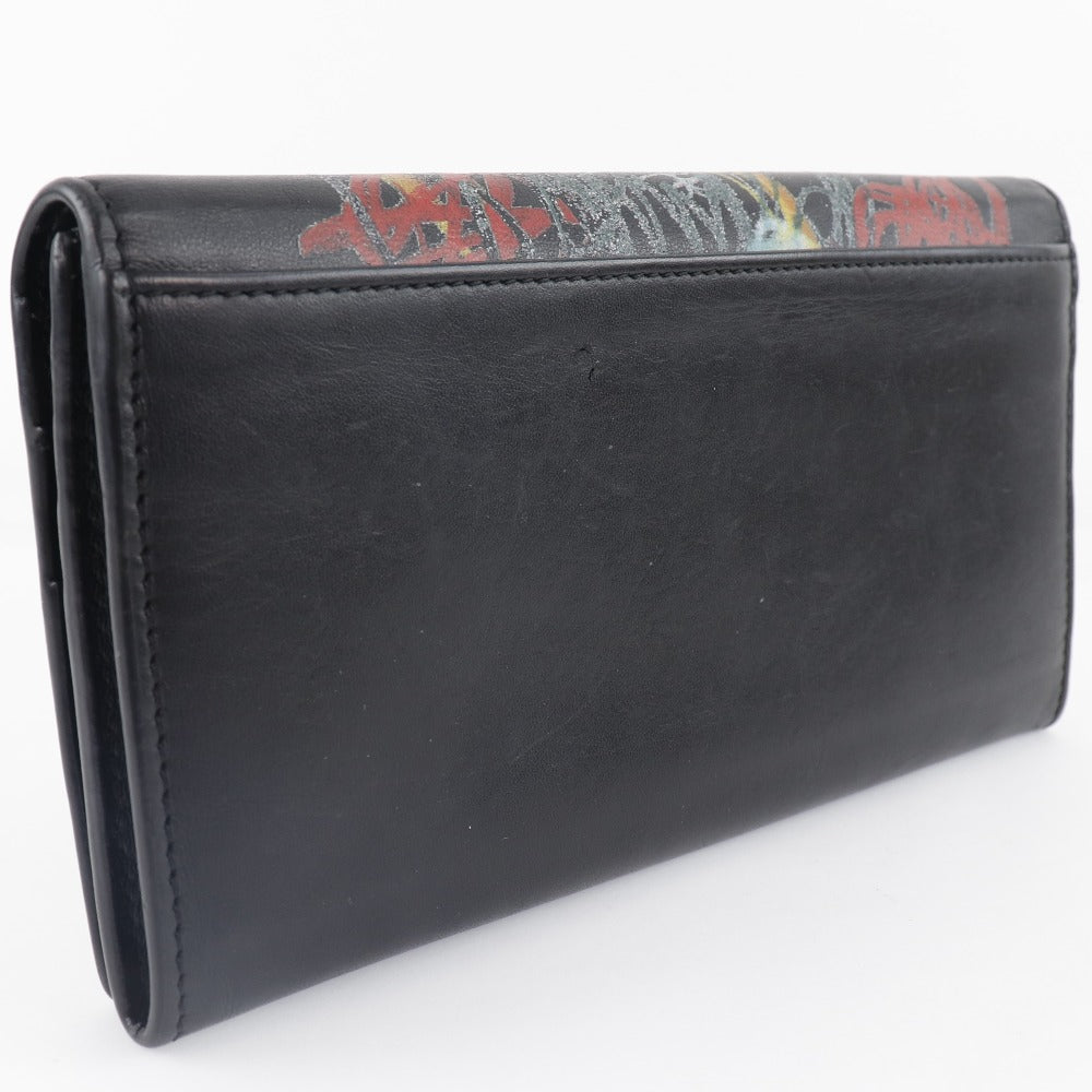 Fendi Fendi Long Wallet Noel Fielding Collaboration Continental 7M0264 0AH8Q  Italian Black Open   Black Fendi Long Wallet Noel Fielding Collaborative 7M0264 0AH8Q