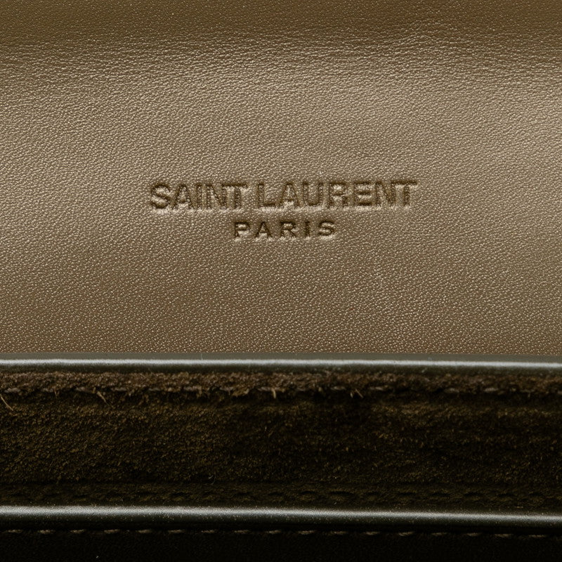 Sun-Laurent Monogram Kia  Shoulder Bag 634818 Gr Curly Leather  Saint Laurent