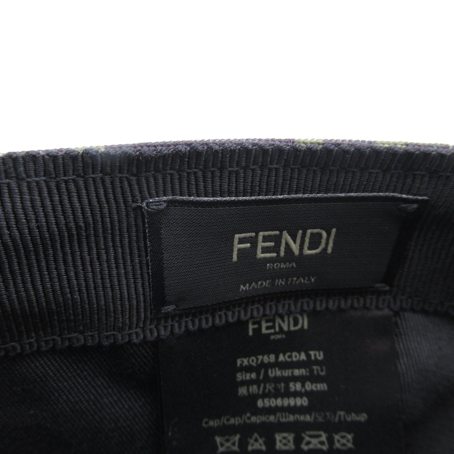 Fendi Fendi Baseball Cap Cap Cap    Green FXQ768ACDAF0ZPQ