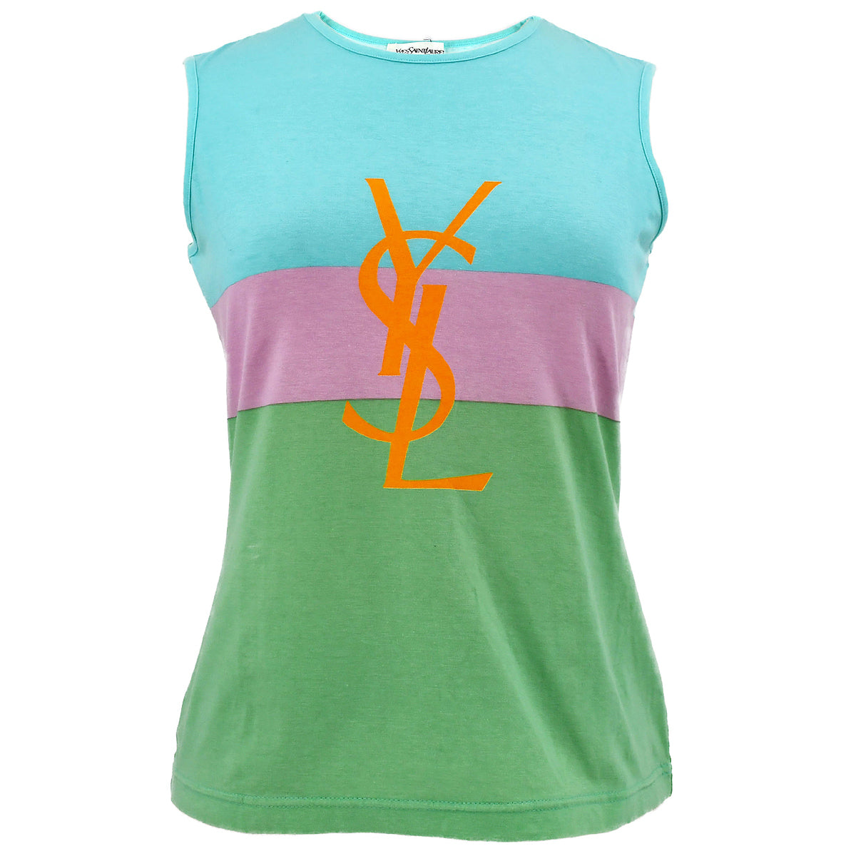 Yves Saint Laurent logo-print tank top #S